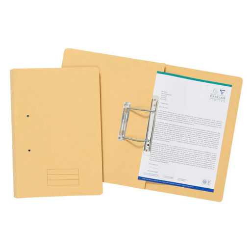 Picture of JIFFEX SPIRAL FILE YELLOW